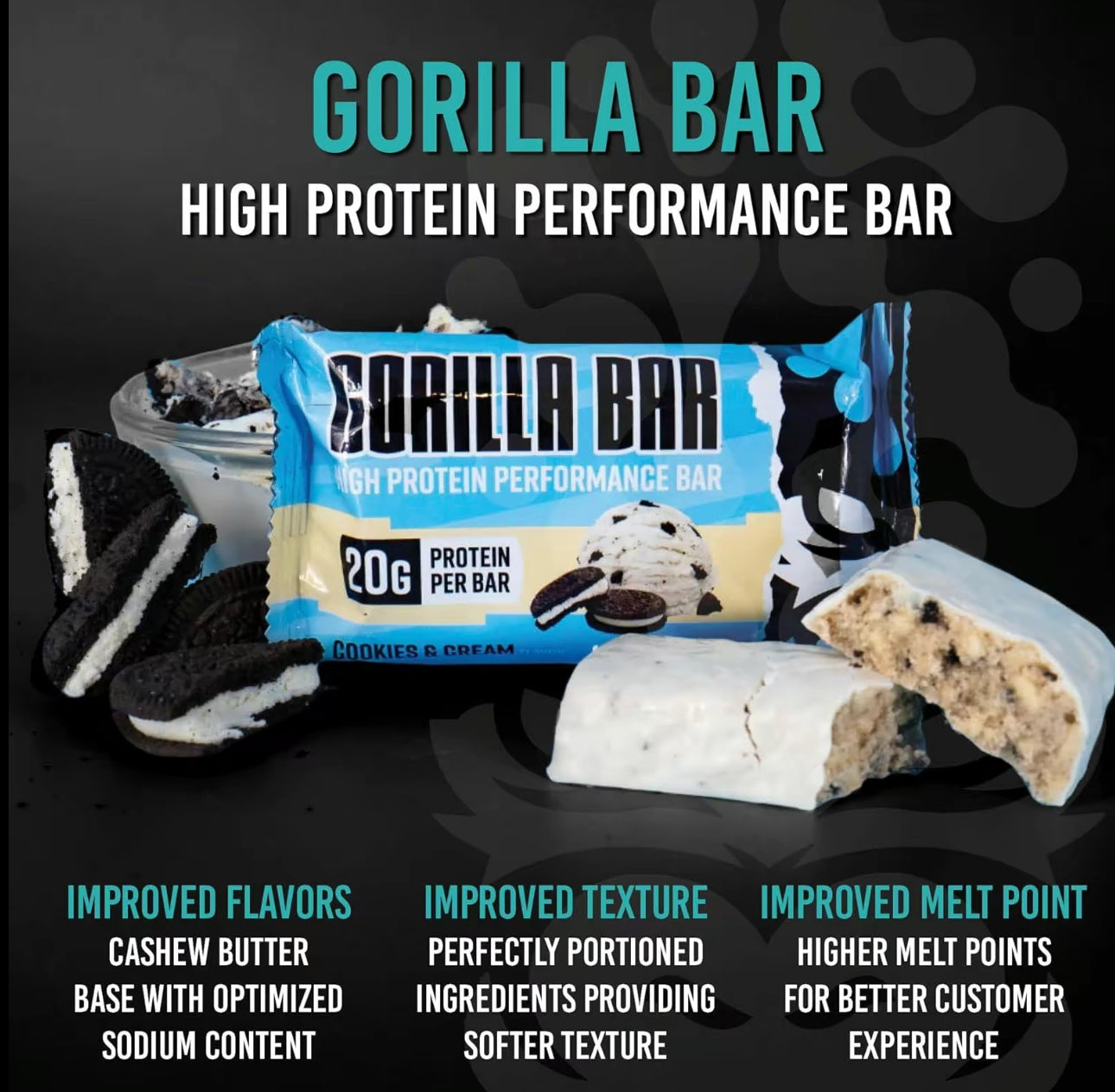 Gorilla Bar High Protein Bars